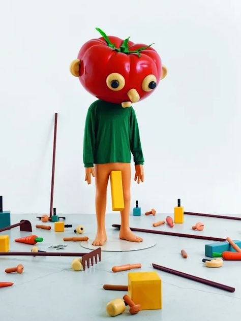 Paul McCarthy | Tomato Head (Green), 1994 Paul Mccarthy, Mc Carthy, Dimensional Art, San Francisco Art, Digital Museum, Artistic Installation, Nice Pictures, Performance Artist, Weird Creatures