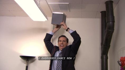 Best Of The Office, Everybody Dance Now, Office Jokes, Michael Scott Quotes, The Office Show, My Reaction, Office Memes, Office Wallpaper, Office Quotes