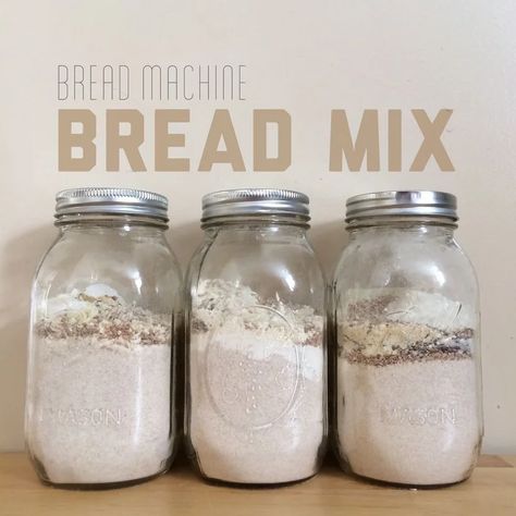 DIY Bread Machine Bread Mix in a Mason Jar : 5 Steps (with Pictures) - Instructables Bread In A Bread Machine, Bread Machine Mixes, Bread Machine Bread, Bread Machine Recipes Sweet, Diy Bread, Easy Bread Machine Recipes, Bread Machines, Homemade Dry Mixes, Jar Meals