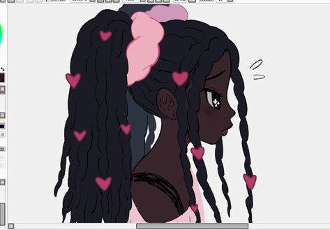 Black Hairstyles, A Girl, Black Hair, Hairstyles, Tumblr, Twitter, Hair, Pink, Black