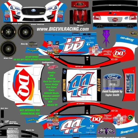 Nascar Templates, Paper Car, Ford Fusion, Paint Schemes, Concept Cars, Rats, Nascar, Race Cars, Motorcycles