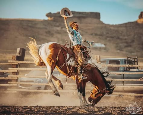 Western Riding Aesthetic, Cute Western Wallpaper, Walk Ride Rodeo, Barrel Racing Aesthetic, Horse Bucking, Cowboy Scene, Gillette Wyoming, Cows And Horses, Saddle Bronc Riding