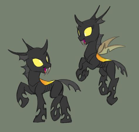 Changeling concept: Preference by Siansaar.deviantart.com on @deviantART Mlp Changeling Base, Mlp Changeling Oc, Mlp Poses, Ponies Drawing, Mlp Changeling Art, Mlp Queen Chrysalis Reformed, Mlp Queen Chrysalis Fanart, Pony Cartoon, Mlp Collection