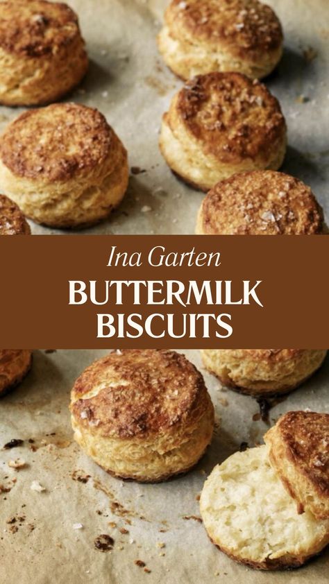 Ina Garten Buttermilk Biscuits Biscuits Buttermilk, Fluffy Buttermilk Biscuits, Buttermilk Biscuit Recipe, Bisquick Biscuits, Buttermilk Biscuits Easy, Make Biscuits, Buttermilk Biscuits Recipe, Flaky Biscuits, How To Make Biscuits