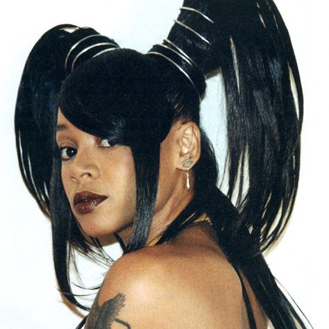 Left Eye's Former Hairstylist Speaks On Late Rapper's Edgy Looks Left Eye, Black Hair, A Woman, Hairstyles, Tattoos, Hair, Black