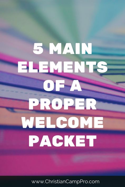 If you’re not using welcome packets, you should start now! Welcome packets are a great way to kick off any event and make your guests feel both comfortable and appreciated throughout their entire experience. However, it’s essential that these packets are not merely thrown together at the last minute, but are formed carefully and thoughtfully. [...] Womens Retreat Welcome Bag Ideas, Leadership Conference Themes Ideas, Youth Retreat Ideas, Womens Retreat Themes, Leadership Retreat, Retreat Themes, Christian Retreat, Conference Themes, Ministry Leadership