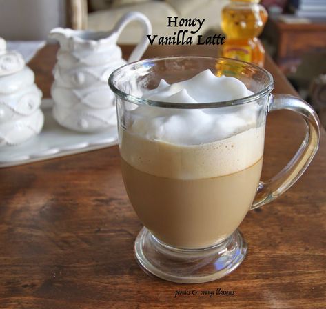 Honey Vanilla Latte, Tea Lattes, Urth Caffe, Cinnamon Simple Syrup, Nespresso Recipes, Vegan Scones, Canned Blueberries, Gluten Free Flour Mix, Scones Ingredients