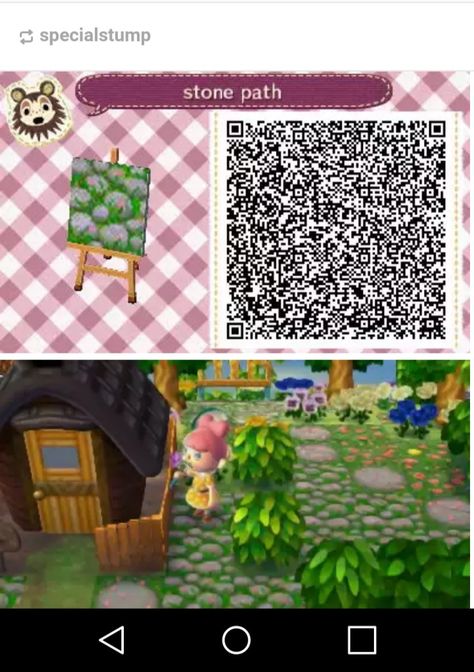 Acnl Qr Codes Paths, Cobblestone Floor, Acnl Paths, Motif Acnl, Animal Crossing 3ds, Fox Hunt, Ac New Leaf, Qr Codes Animal Crossing, Stone Path