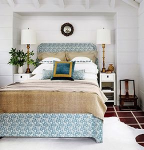 Interiors – Santa Barbara – Casa Caserio | Madeline Stuart Spanish Revival Architecture, Spanish Style Tile, Bed Upholstery, Madeline Stuart, Santa Barbara Style, Spanish Style Home, Spanish Style Homes, Black And White Decor, Spanish Style