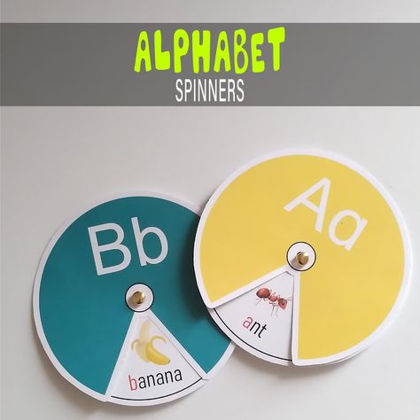 Paper Games For Kids, Spinner Cards, Spinner Games, Flower Crafts Kids, Toddler Busy Book, Spinner Card, Montessori Playroom, Alphabet Phonics, Message Mom