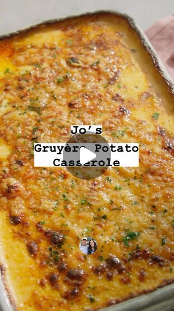 Chip&Joanna Gaines Fans on Instagram: "By @magnolianetwork “I love it—you can’t go wrong with potatoes!” 🥔  @joannagaines shares her all-time favorite recipes, and no meal would be complete without this starchy side: a decadent Gruyère potato casserole. Watch a new episode of #MagnoliaTable today 1/12c on #MagnoliaNetwork.  Ways to watch: TV, @streamonmax, @discoveryplus" Jo’s Gruyère Potato Casserole, Gruyère Potato Casserole Joanna Gaines, Gruyere Potato Casserole, Magnolia Gruyère Potato Casserole, Joanna Gaines Potato Casserole, Joanna Gaines Gruyere Potatoes, Joanna Gaines Holiday Recipes, No Vegetable Meals, Joanna Gaines Gruyere Potato Casserole