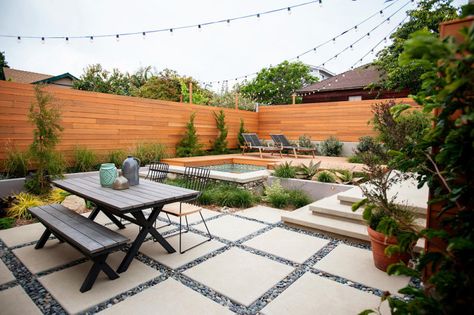 No Grass Backyard Ideas – Outdoor Space Inspiration No Grass Backyard, Concrete Patios, Sustainable Landscaping, Modern Landscape Design, Backyard Inspo, Beautiful Backyards, Concrete Patio, Backyard Patio Designs, Modern Landscaping