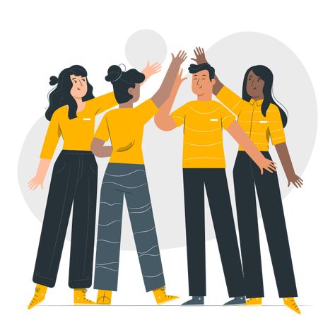 Community People Illustration, People Working Together Illustration, People Together Illustration, Team Work Illustration, Community Illustration, Activities Illustration, Team Illustration, Work Illustration, Team Organization