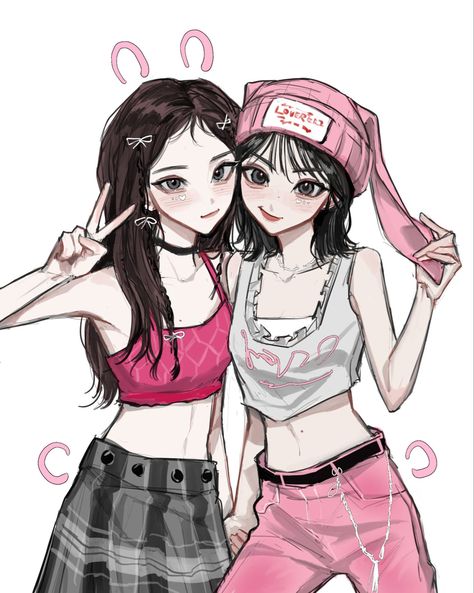 Le sserafim gidle fanart cute kpop Gidle Fanart, Cute Kpop, Anime, Pink