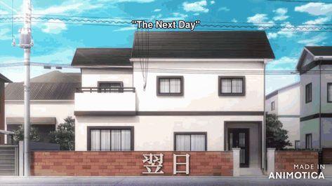 Anime House Exterior, Houses Background, Bocas Anime, Hori San, Anime Houses, Japanese Modern House, Anime House, Episode Backgrounds, Interior Architecture Drawing