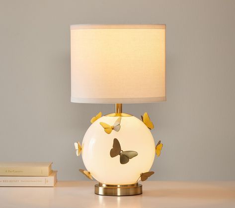 Nursery Table Lamp, Butterfly Themed Room, Butterfly Lamps, Bed Side Table Lamp, Bedroom Lamps Bedside, Princess Lamp, Cute Lamps For Bedrooms, Cute Lamps, Cute Lamp