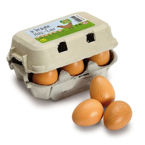 Sunnyside Up Eggs, Wooden Play Food, Pretend Kitchen, Wooden Play Kitchen, Kids Play Kitchen, Wooden Food, Pack And Play, Pretend Food, Brown Eggs