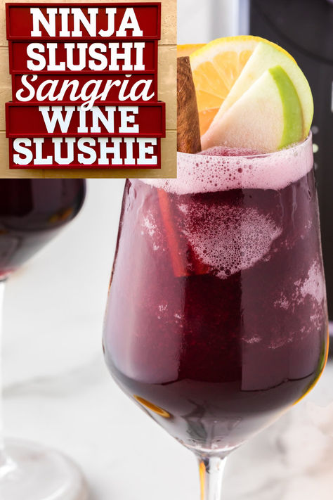 Ninja Slushi Sangria Wine Slushie Frozen Slushies With Alcohol, Ninja Slushie Recipes Alcohol, Slushie Machine Recipes, Slushie Ideas, Ninja Slushie Machine Recipes, Ninja Slushie Recipes, Slushie Recipes, Wine Slushie Recipe, Ninja Creamy