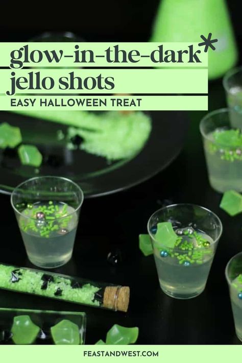 Halloween Vodka Jello Shots, Vodka Gummy Worms, Glow In The Dark Jello, Party Jello Shots, Jello Treats, Candy Corn Jello Shots, Jello Shots Vodka, Jello Shot Cups, Halloween Jello Shots