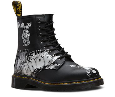 Women's New Arrivals | Canada Style Doc Martens, Rick Griffin, Metal Patches, Red Doc Martens, Dr Martens Store, Comic Illustrations, White Doc Martens, Doc Martens Style, California Graphic