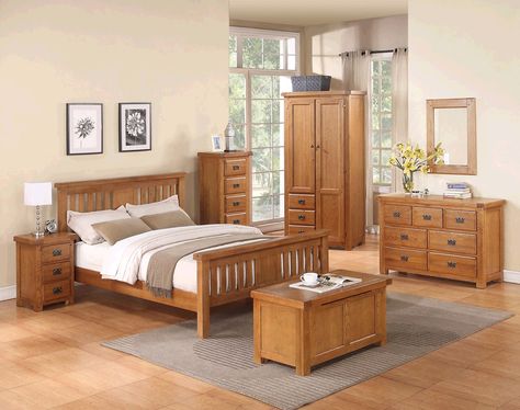 Harvest Oak Bedroom Range Oak Bedroom Furniture Sets, Ikea Bedroom Furniture, Oak Bedroom Furniture, Oak Bedroom, Bedroom Decor Design, Pinterest Room Decor, Traditional Bedroom, Modern Bedroom Design, Small Room Bedroom