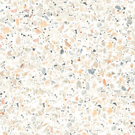 RoomMates Terrazzo Beige/Multicolored Peel and Stick Wallpaper - Walmart.com - Walmart.com Peelable Wallpaper, Roommate Decor, Temporary Decorating, Room Visualizer, Beige Stone, York Wallcoverings, Affordable Decor, Stone Surface, Peel Stick Wallpaper