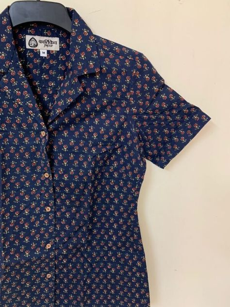 Printed Cotton Shirt for Women