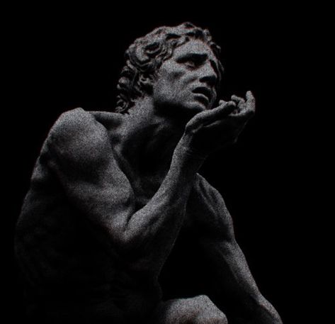 Dark Academia Aesthetic Statue, Hades Sculpture Greek Mythology, Dark Warrior Aesthetic Men, Hades Statue Sculpture, Greek God Aesthetic Dark, Sculpture Aesthetic Dark, Dark Statue Aesthetic, Dark Greek Aesthetic, Marble Statues Aesthetic