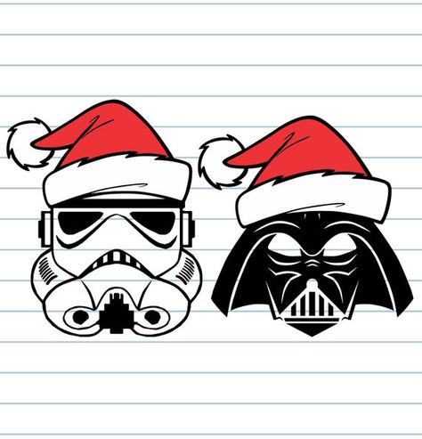 Star wars SVG, Christmas svg, Star wars christmas Svg, Darth Vader svg, Santa hat svg, Star wars cri Free Star Wars Svg, Christmas Svg Free, Christmas Star Wars, Star Wars Svg, Dibujos Toy Story, Disney Christmas Shirts, Storm Troopers, Star Wars Drawings, Star Wars Christmas