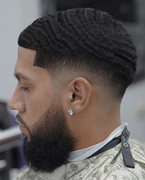 24+ Best Waves Haircuts for Black Men #waveshaircuts #360waves #180waves #fadehaircut #fadehaircutmen #lowfade #highfade #skinfade #menshairstyles #menshaircut #menshaircuts #fadehaircuts Low Fade, Black Men, For Men, Hair, Black