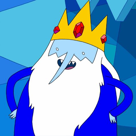 Adventure Time Cartoon Characters, Ice King Adventure Time Pfp, The Ice King Adventure Time, Ice King Adventure Time Fanart, Ice King Pfp, Adventure Time Characters All, Iceking Adventuretime, Adventure Time Cute, Aesthetic Adventure Time