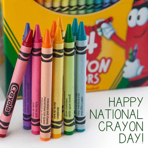 National Celebration Days, Crayon Activities, Easter Crayons, Crayon Days, Diy Crayons, Crayon Crafts, Stim Board, Crayon Set, Celebration Day