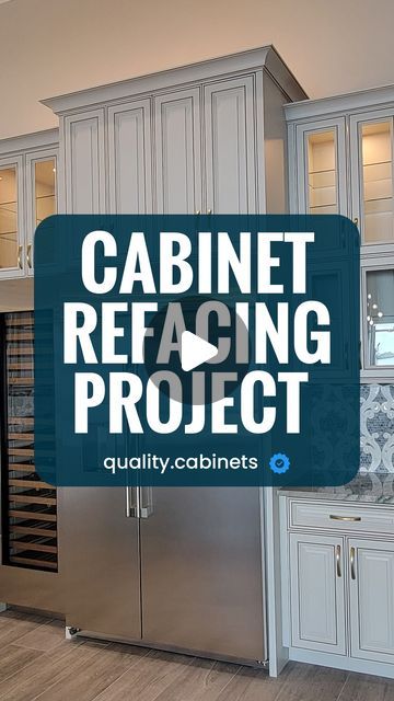 Quality Cabinet Refacing, Inc. on Instagram: "I’m excited to share this incredible cabinetry transformation with you! This kitchen is charming but needs a modern update, while keeping the beautiful stone countertops. Here’s our plan:  🔹 Remove outdated doors and fronts, replacing them with sleek, new designs that seamlessly meet in the center. 🔹 Install a drawer bank on one side for easier access and a more streamlined look. 🔹 Add soft-close hinges and dovetail drawers with soft-close slides to eliminate slamming and enhance functionality.  We’ll make this kitchen look brand new without the hassle of a full renovation. Ready to give your kitchen a facelift? Contact us at 727-799-5220. Let’s create your dream kitchen together!  #KitchenMakeover #CabinetRefacing #tampaflorida #tampacustom Flat Front Kitchen Cabinets Makeover, How To Reface Cabinets, How To Replace Cabinet Doors, Refacing Kitchen Cabinets Before After, Cabinet Refacing Before And After, Reface Cabinet Doors, Replace Kitchen Cabinet Doors, Replacing Kitchen Cabinet Doors, Kitchen Cabinet Refacing Ideas