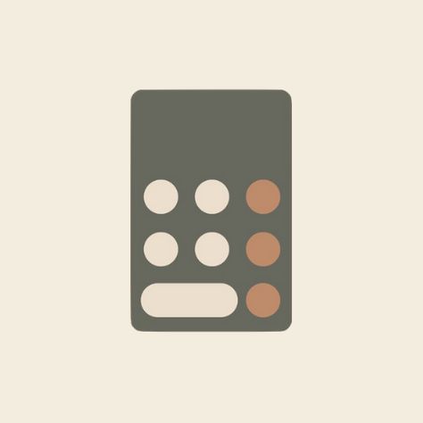 Widget Icon Calculator, Earthy App Icons, Calculator App Icon Aesthetic, Apple Icon Aesthetic, Calculator Icon Aesthetic, App Icon Calculator, Calculator App Icon, Green Ios, Christmas Ios