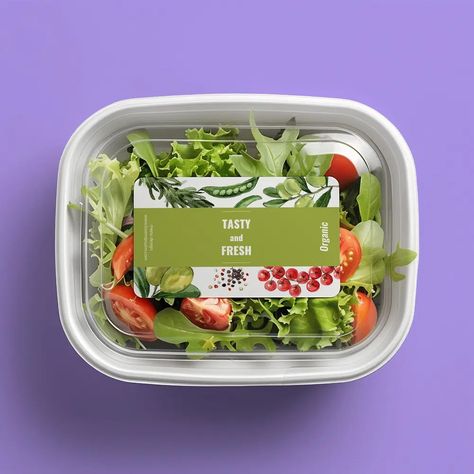 Free Salad Box Label Mockup PSD 1 Salad Packaging, Food Mockup, Salad Box, Label Mockup, Free Mockup Templates, Mockup Templates, Food Delivery, Free Mockup, Mockup Psd