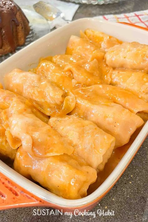 Best Ever Cabbage Rolls Croatian Recipe - Sustain My Cooking Habit Croatian Cabbage Rolls, German Cabbage Rolls Recipe, Sarma Recipe Croatian, Romanian Cabbage Rolls Recipe, Hungarian Cabbage Rolls, German Cabbage Rolls, Sarma Recipe, Balkan Recipes, Romanian Recipes