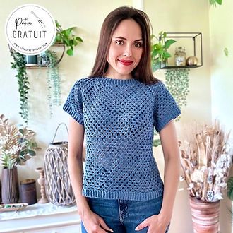 Blouse Au Crochet, Granny Square Top, Square Top, Le Crochet, Crochet Granny, Crochet Sweater, Granny Square, Crochet Top, Top Blouse