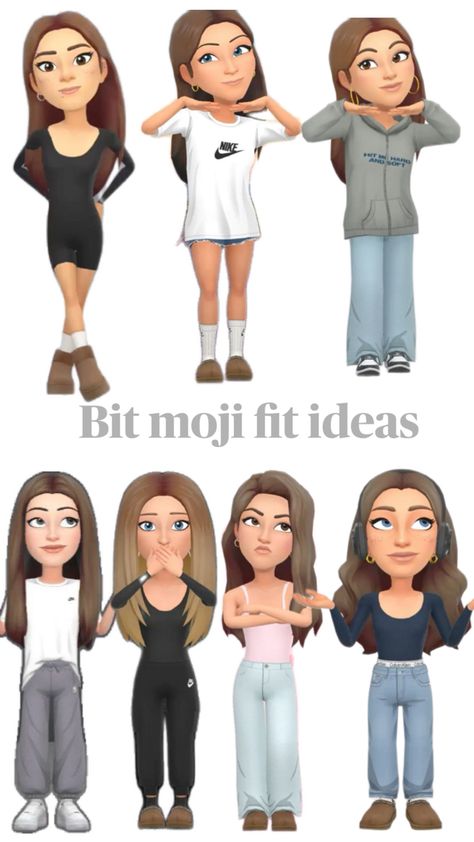 Snap Fits Bitmoji, Bitmoji Matching, Bitmojis Ideas, Snapchat Bitmoji Outfits Winter, Winter Bitmoji Outfits, Bitmoji Winter Outfits, Snapchat Fits, Snapchat Avatar Ideas, Snapchat Bitmoji Outfits