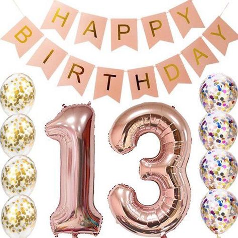 Confetti Decorations, Fancy Birthday Party, 21st Birthday Balloons, Balloons Rose Gold, 30th Birthday Balloons, 30th Birthday Banner, 30th Birthday Ideas For Women, Fancy Birthday, 30th Birthday Bash