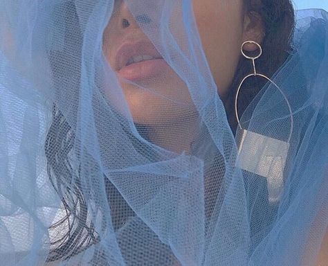 Pavarti Patil, Photo Editing Camera, Veil Aesthetic, Padma Patil, Canon 100d, Blue Veil, Camera Aesthetic, Bedroom Wall Collage, Light Blue Aesthetic