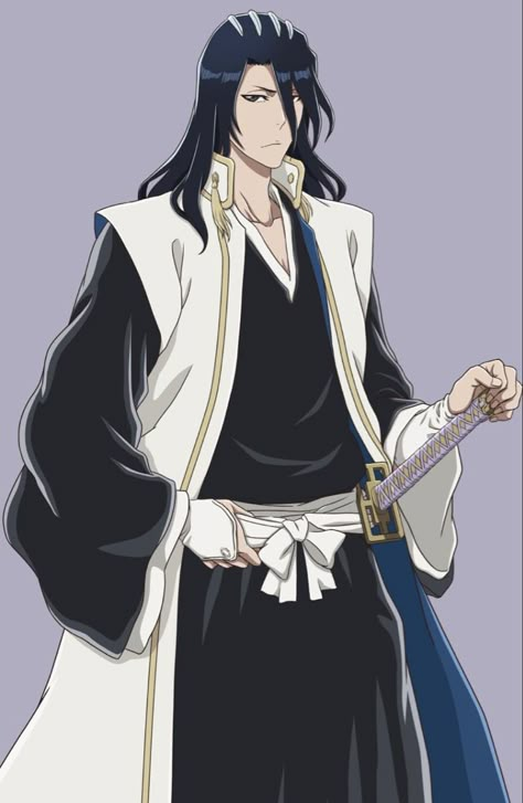 Bleach Captains, Bleach Pictures, Kuchiki Byakuya, Rukia Bleach, Byakuya Kuchiki, Bleach Anime Ichigo, Korean Accessories, Anime Demon Boy, Bleach Anime Art