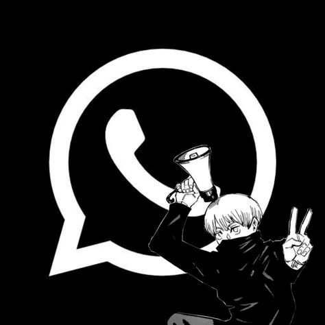 Jujutsu Kaisen App Icon, Jjk App Icons, App Black Icon, Telephone Icon, Anime Apps, Jjk Icons, App Anime, Black App, Apple Icon