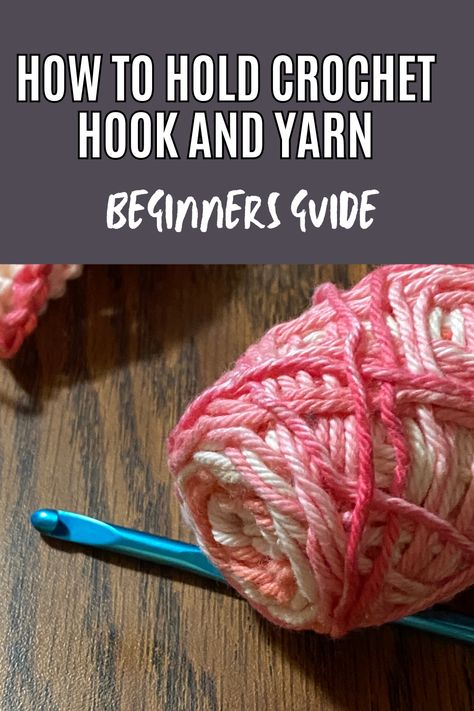 Discover the ultimate guide to how to hold crochet hook and yarn! Perfect for beginners, this comprehensive tutorial covers different grips and techniques to help you crochet comfortably and efficiently. Elevate your skills and create beautiful projects with ease! Holding Crochet Hook And Yarn, How To Hold Crochet Hook, How To Hold Crochet Hook And Yarn, How To Hold A Crochet Hook, How To Hold Yarn When Crocheting, Hold Crochet Yarn, Crochet Hook And Yarn, Crochet Pictures, No Sew Projects