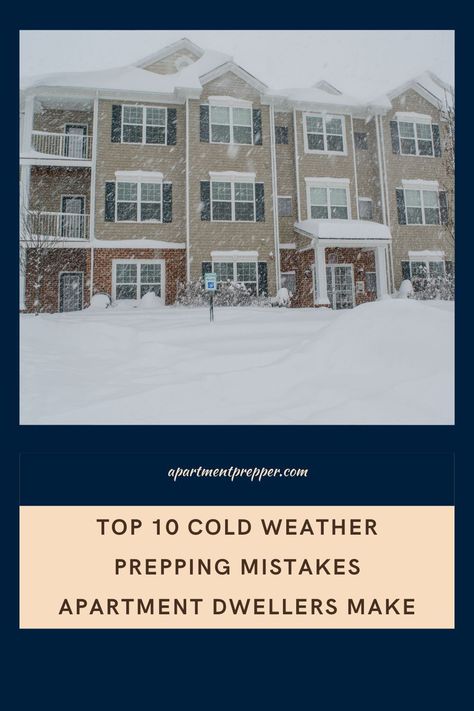 Winter can bring unexpected challenges for apartment dwellers. Avoid these top 10 common cold-weather prepping mistakes and stay safe, warm, and ready for anything! Get the full article to prepare for the season ahead. #WinterPrepping #ApartmentPrepper #ColdWeatherSafety #PreppingMistakes Apartment Prepper, Single Pane Windows, Emergency Radio, Frozen Pipes, Heat Tape, Water Drip, Draft Stopper, Central Heating System, Common Cold