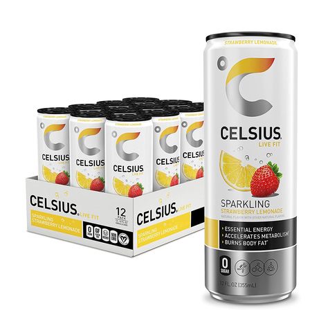 https://amzn.to/42TFe8w Celsius Energy Drink, Sparkling Strawberry Lemonade, Mango Green Tea, Bellini Cocktail, Canned Strawberries, Preworkout Drink, Healthy Energy Drinks, Peach Bellini, Peach Mango