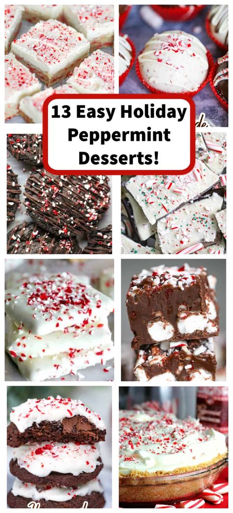 13 Holiday Peppermint Desserts Peppermint Desserts Christmas, Peppermint Dessert Recipes, Peppermint Recipes Desserts, Peppermint Desserts, Marshmallow Dessert, Chocolate Covered Graham Crackers, Peppermint Dessert, Marshmallow Desserts, Peppermint Treats