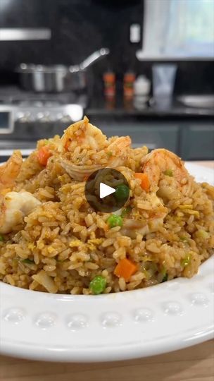 4.4K views · 712 reactions | Shrimp Fried Rice 🍤

🎥 by @_mrmakeithappen_

Follow @cuisineocn for more 🦀

Recipe Books in our bio 📘

1 cup uncooked rice (cook per package instructions and cool/dry)
1 lb medium or large shrimp
2-3 cloves minced garlic
2 eggs
1 diced onion
1-2 tsps sesame oil
1 tbsp garlic and ginger paste
2 tbsps butter
1-2 tbsps hoision sauce
3 tbsps soy sauce (to taste)
1/2 cup frozen peas and carrots
1/2 cup diced green onion
AP Seasoning and Lemon Bae (optional)
1 tsp chicken bouillon powder (to taste)
Avocado oil

🔥🔥🔥

#seafood #foodie #explorepage #mrmakeithappen #friedrice #shrimp | Seafood Recipes | cuisineocn · Original audio Frozen Peas And Carrots, Chicken Bouillon Powder, Bouillon Powder, Ginger Paste, Peas And Carrots, Chicken Bouillon, Garlic And Ginger, Shrimp Fried Rice, Large Shrimp