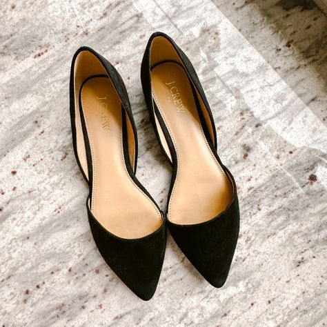 D'orsay Silhouette, Ballerina Flat, Solid, Black Size: 9 New Without Tags From A Smoke Free Home D Orsay Flats, Ballerina Flats, Black Flats, Solid Black, Loafer Flats, J Crew, Loafers, Tags, Women Shopping