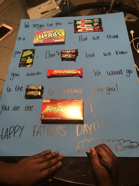 Candy Poster Boards Poster With Candy Bars, Candy Poster Board 60th Birthday, Candy Poster Board Birthday Boyfriend, Funny Birthday Candy Poster, Candy Poster Board, Candy Poster, Poster Board, Fathers Day, Candy