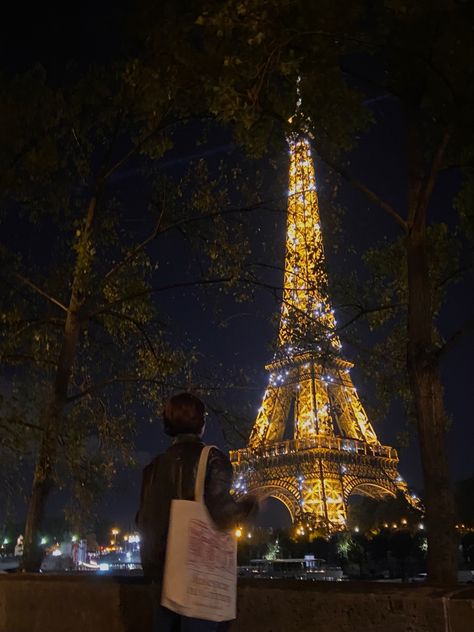 Sparkling Eiffel Tower Night, Sparkly Eiffel Tower, Efile Tower Aesthetic, Insta Recreate, Efile Tower, Eiffel Tower Sparkling, Night In Paris, Eiffel Tower At Night, Europe 2024